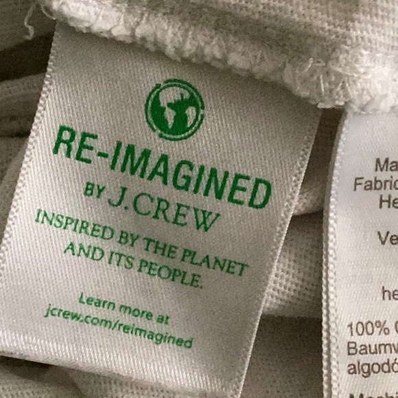 L J Crew Ivory White Cute Doggie Sketches Collectible Tee Cotton - Picture 10 of 11